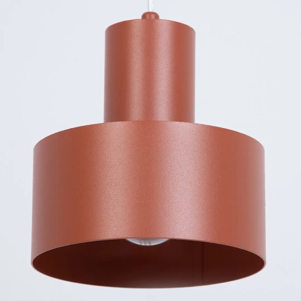 Wisząca lampa Rif S 41182 nad wyspę do jadalni ceglana