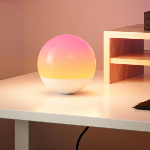 Kulista lampa stołowa dekoracyjna Candy 325433 LED RGB USB kolorowa