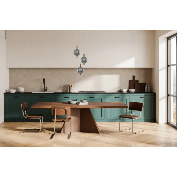 Zwisająca potrójna lampa Lenti PND-83631-3-BRO-SG LED 18W 3000K przydymiona