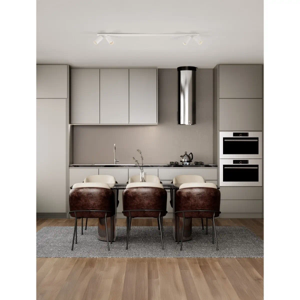 Gabinetowa lampa sufitowa FALORIA LE45652 regulowana tuby białe