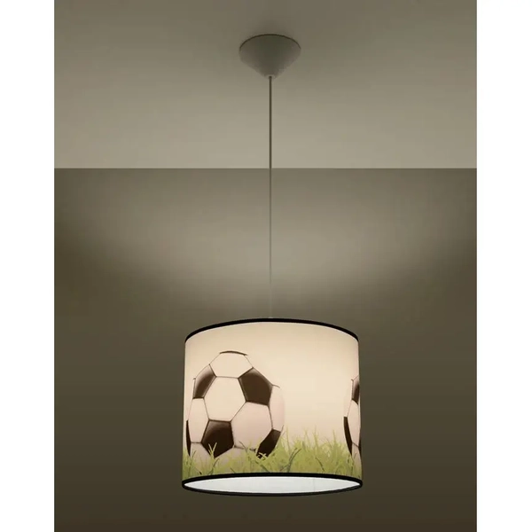 Wisząca lampa Piłka SL.1428 Sollux abażur dla dziecka wielokolorowa