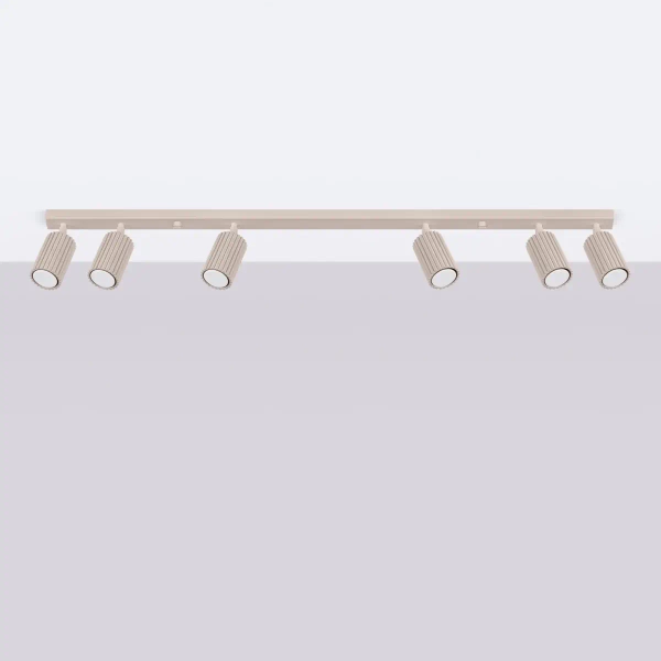 Regulowana lampa sufitowa KARBON SL.1766 tubki metalowe kaszmirowe