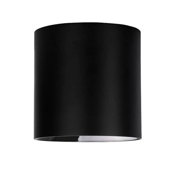 Okrągła LAMPA sufitowa IOS 8736 Nowodvorski metalowy downlight LED 20W 4000K tuba plafon do przedpokoju czarny