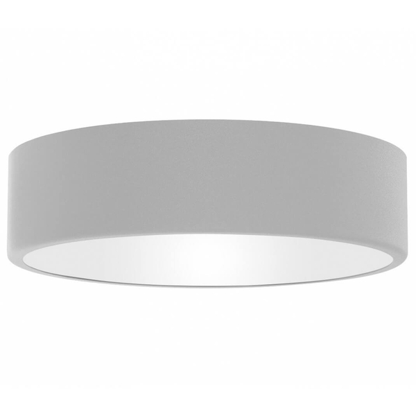 Minimalistyczna lampa sufitowa Cleo 137623689832 Team okrągła szara