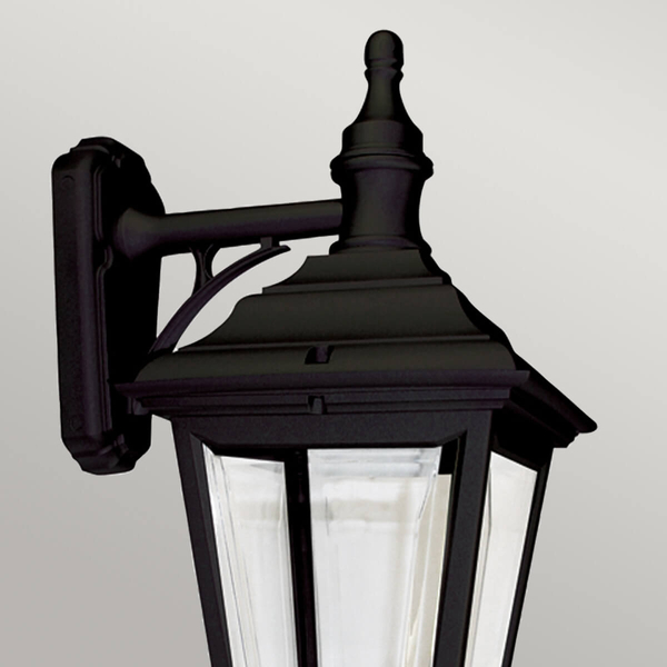 Lampka elewacyjna KERRY-WALL Elstead lampion metalowa czarna