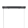 Lampa wisząca geometryczna BLAKE ST-MD1026 czarna szklana metalowa LED 24W 3000K nad stół