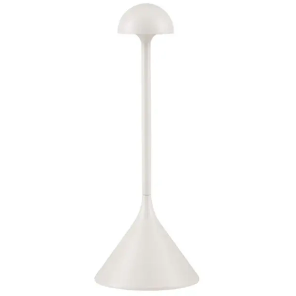 Stołowa lampa ściemnialna na taras CARMEDA LE75286 LED 1W 3000K IP54 biały