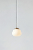 Szklana lampa wisząca Rise 108548 Markslojd klasyczna biała złota