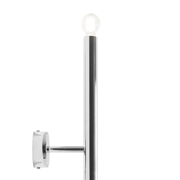 2-punktowy kinkiet Tubo 1072D4_S Aldex lampa ścienna chrom do salonu
