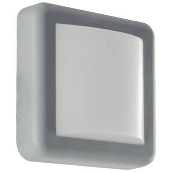 Elewacyjna LAMPA zewnętrzna FIDO 03688 Ideus kwadratowa OPRAWA outdoor LED 4W 4000K ogrodowa IP55 szara