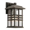 Lampa elewacyjna KL-BEACON-SQUARE-M-OZ Kichler latarnia brązowa
