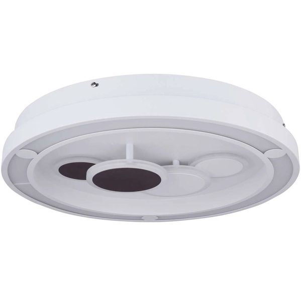 LAMPA plafon KOLLI 48405-50 Globo metalowa OPRAWA okrągła LED 50W 3000K - 6000K sufitowa biała