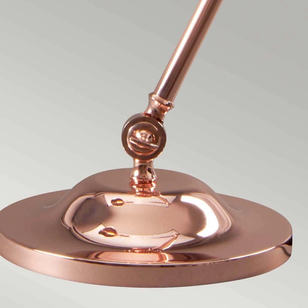 Regulowana lampka do czytania Provence PV-TL-CPR Elstead na biurko miedziana