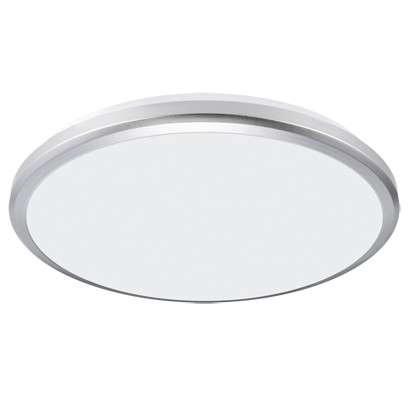 Hermetyczna LAMPA sufitowa PLANAR 03840 Ideus zewnętrzna OPRAWA plafon LED 24W 4000K okrągły IP54 srebrny