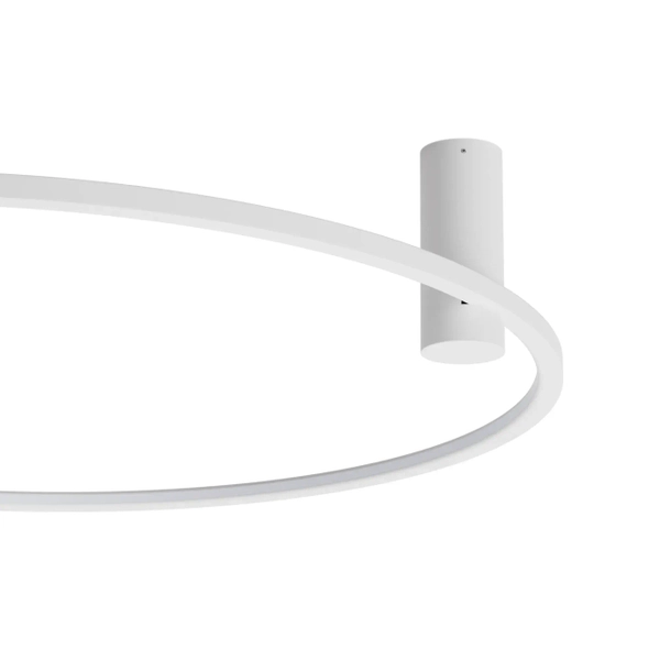 Plafon do salonu Ringa CL0112-L-WH Yaskr LED 45W 3000-4000K IP44 biały