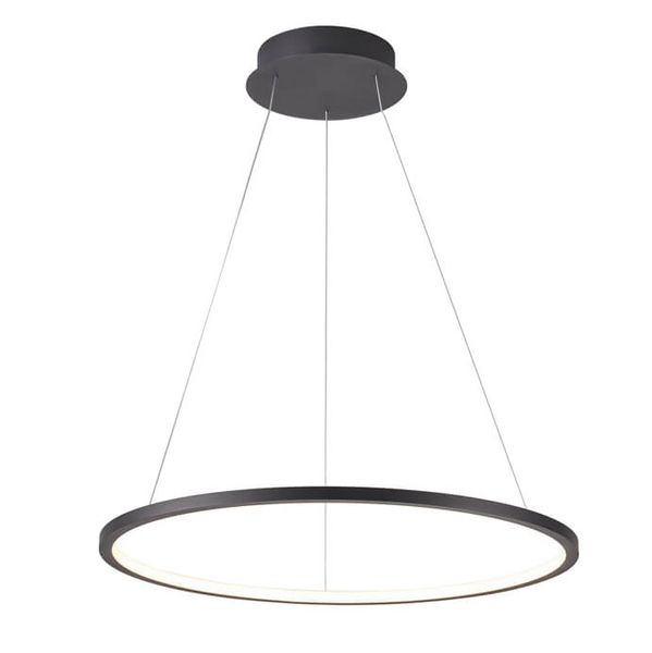 Wisząca lampa Vinola PND-56135B-080RPC-BK-3KS4K-TRDIMM Italux LED 48W 3000-4000K czarna