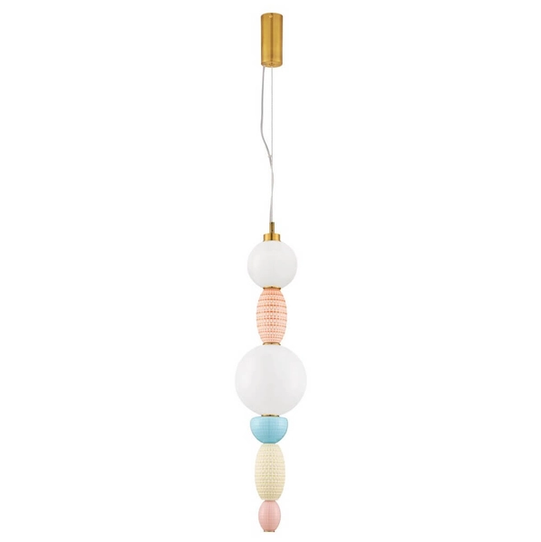 Lampa zwisająca do kuchni JOAQUIN LE44547 LED 23W 3000K balls multikolor