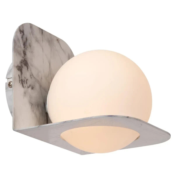 Nowoczesna lampa ścienna DAVY 04211/01/36 Lucide kula szary biały