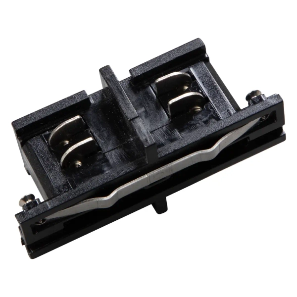 Mini łącznik szynowy prosty 3-obwodowy Track ML2137 czarny