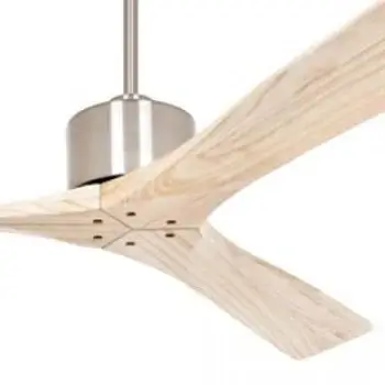 Naturalny wentylator nasufitowy 19142 do salonu drewniany chrom