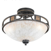 Wzorzysta lampa sufitowa QUINTA 608100324 Trio dekoracyjna czarna miedziana