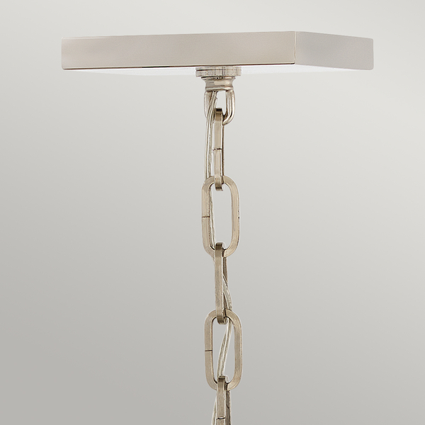 Pałacowa lampa wisząca QN-STINSON-4P-M-BK czarna nikiel