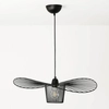 Zawieszana lampa Petti ABR-PETTI-70 Abruzzo falowana druciana czarna