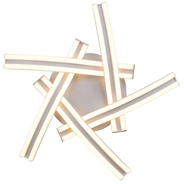 Plafon LAMPA sufitowa TULIO 5890 Rabalux wstążki OPRAWA metalowa LED 60W 3000K białe