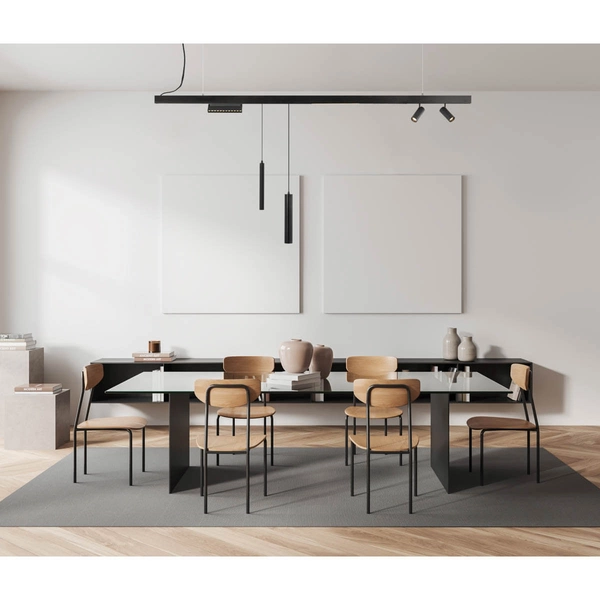 Regulowany szynowy reflektor Magnetic Norman TRM-79392-12W-3K-BK Italux LED 12W 3000K czarny