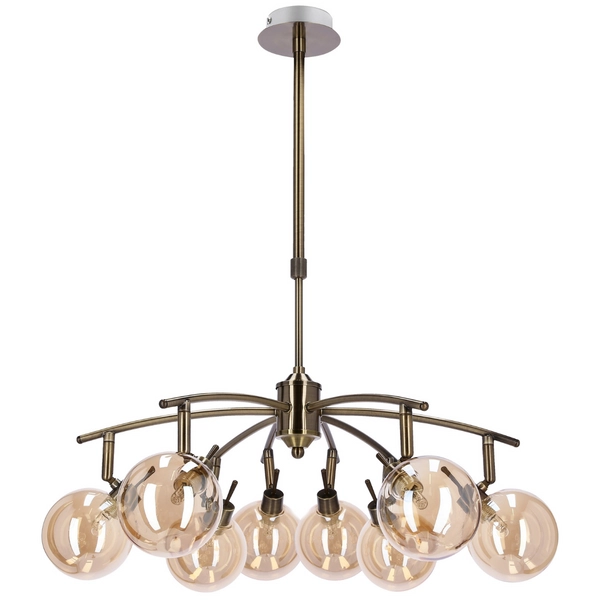 Lampa wisząca Lentini 38-16393 Candellux molekuły kule balls patyna