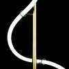 Wisząca lampa tuba silikonowa 607 LED 21,5W 3000-6000K wężyk złota biała