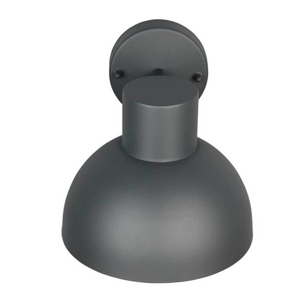 Kopułowa lampa ścienna ELBE 262360142 metalowa IP44 antracyt