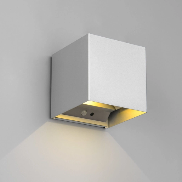 Elewacyjna lampa ledowa Talent R27759187 LED 12W 3000K IP44 srebrny