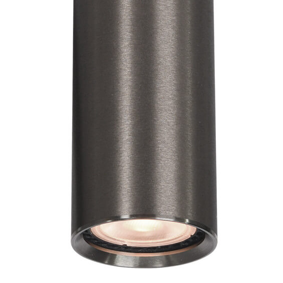 Metalowa lampa nasufitowa Lopus CLN-48930-M-BRO Italux tuba brązowa