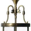 Lampa wisząca świece Lambeth LAM0375 Dar Lighting przezroczysta mosiądz