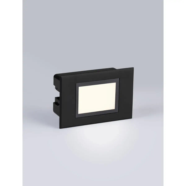Wpuszczana lampa ścienna LAVERNO LE75324 LED 3W 3000K IP65 czarna