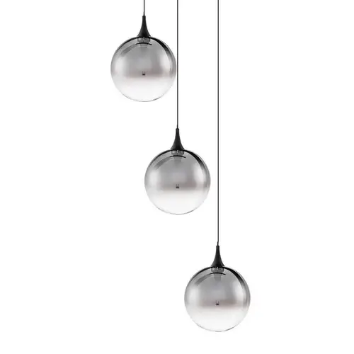 Potrójna lampa wisząca LURVELA LE45129 LED 15W 3000K kaskada szara