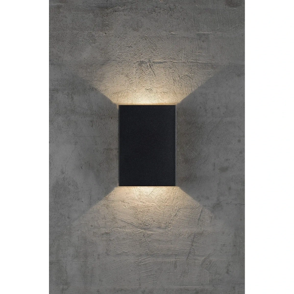 Elewacyjna lampa ścienna Fold 2019051003 LED 6,4W 3000K IP54 czarny