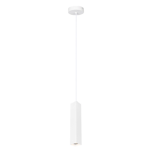 Wisząca lampa Ander PND-28394-1-WH Italux do sypialni zwis biała