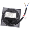 Kwadratowa LAMPA schodowa KURS LED 03907 Ideus metalowa OPRAWA wpuszczana LED 1,6W 4000K outdoor IP54 szara