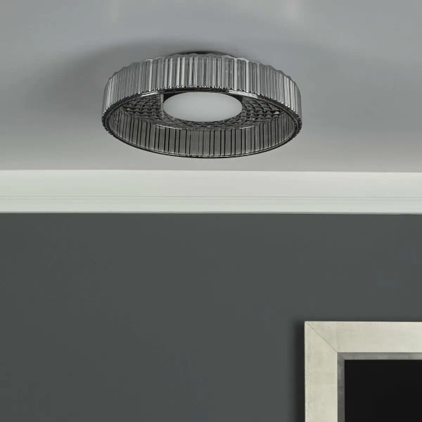 Ledowa lampa sufitowa Leena LEE5222 LED 16W 2700K okrągły przydymiony