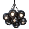 Lampa wisząca Gulia AZ0635 kule balls nad łóżko do sypialni czarna