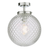 Kulista lampa ścienna Wayne WAY0150 szklana do łazienki IP44 chrom