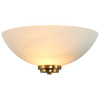 Lampa ścienna WELLES-1WBAB Endon półokrągła antyczny mosiądz