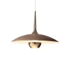 Wisząca lampa kopuła MANUKA złota czarna P0674 1xLED 12W 3000K metalowa