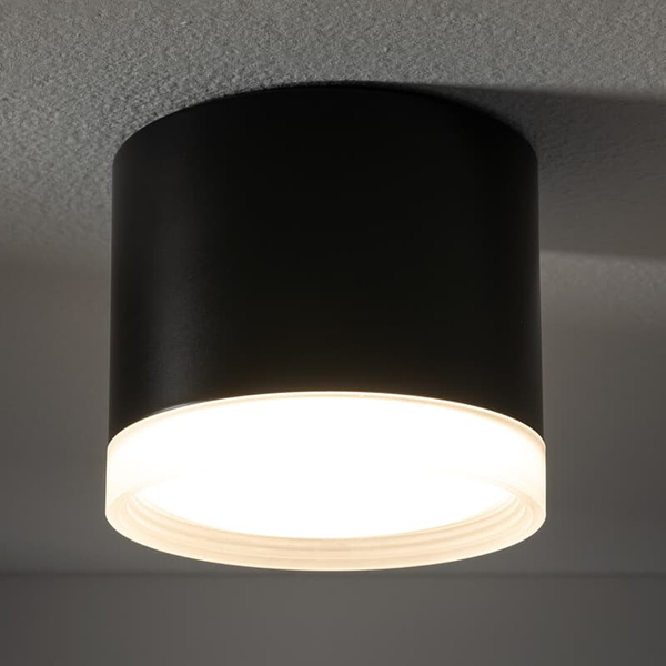 Lampa punktowa natynkowa Silba 10477 Nowodvorski okrągła tuba czarna