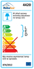 Stojąca LAMPA stołowa RAUL 4420 Rabalux biurkowa LAMPKA industrialna LED 5,6W 4500K srebrna