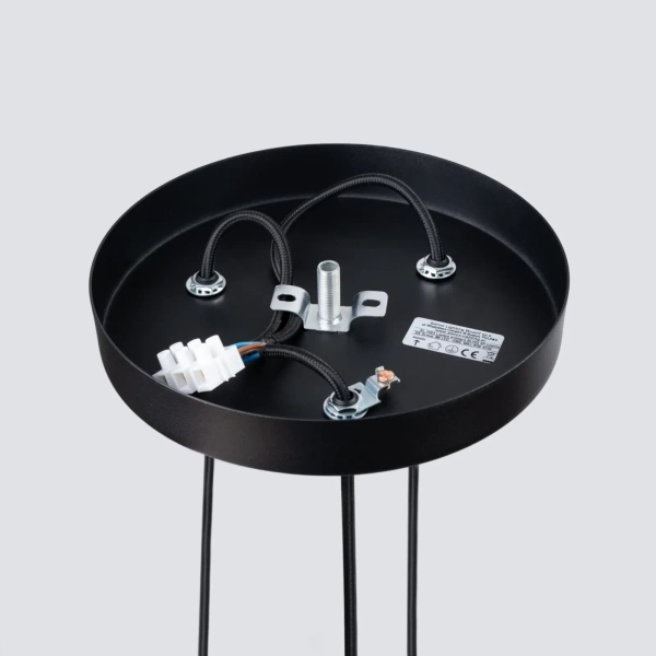 Potrójna lampa wisząca BLISS SL.1463 czarna tuba 3xG9