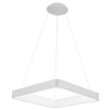 LAMPA wisząca GIACINTO 5304-850SQP-WH-3 Italux metalowa OPRAWA kwadratowy zwis LED 50W 3000K ramka square biała