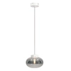 Lampa wisząca szklana Moonstone P0517 Maxlight przydymiona biała